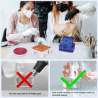 LET'S RESIN 18 Pcs Coaster Resin Molds Silicone, Coaster Molds | - Image 7