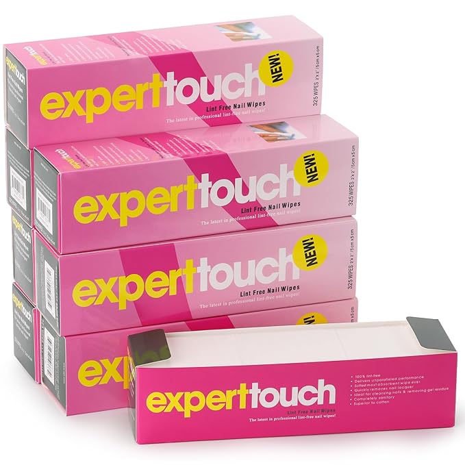 Nail Wipes Lint Free Nail Art Gel Polish Remover Cotton Pads 8 Boxes (2600 Pieces)
