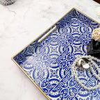 Serving Tray with Handles, Rectangular Decorative Trays - Image 6