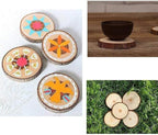 Unfinished Natural Wood Slices - Image 5