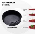 6 Pcs Leather Coasters for Drinks - Image 6