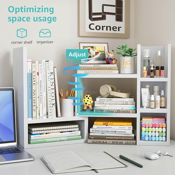 NUTIKAS Desk Shelves Desktop Organizer Shelf - Image 5