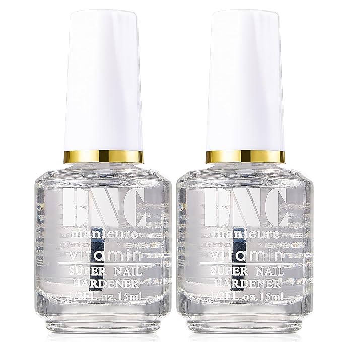 COSMOO 2 PCS 15ML Top Coat for Nail Polish, Clear Quick Dry Nail lacquer Fast Air Drying Long Lasting Nail Polish, 0.5FL Oz
