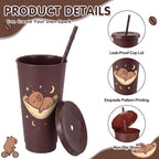 Skylety 24 Pcs Capybara Plastic Tumblers Bulk - Image 3
