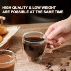 KitchenTour Insulated Coffee Mug 6 oz- Double Wall Glass Coffee Cup - Image 4