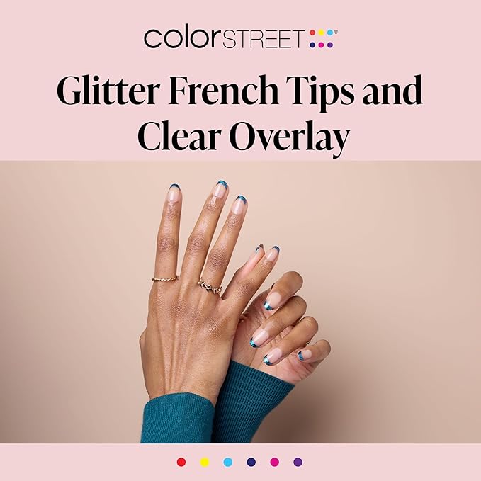 Color Street Alaskan Sky Tips Nail Strips