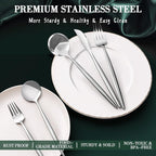 40-Piece Silverware Set for 8, CEKEE Stainless Steel Flatware Cutlery Set - Image 4