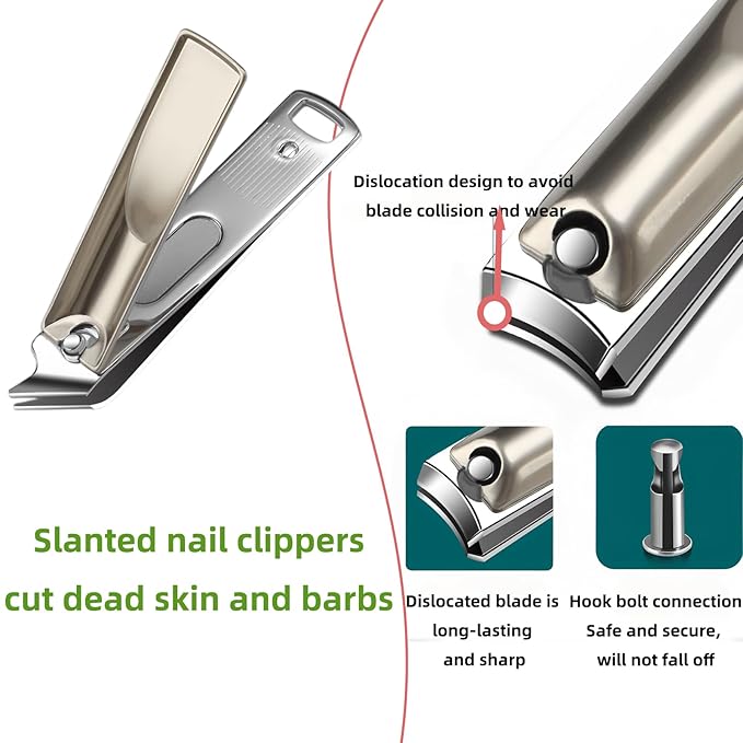 Manicure Set,Travel Mini Nail Clippers Kit, 9 Pieces Stainless Steel Professional Grooming Kits,Manicure Tools,Pedicure Tools for Men,Women,Teens,Father,Mom (Brown)