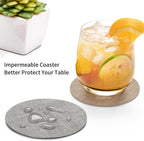 Faux Leather Drink Coasters - Image 2