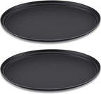 FillTouch 2 Pcs Restaurant Serving Trays PP Plastic Non Slip Rubber Lined Large by FillTouch