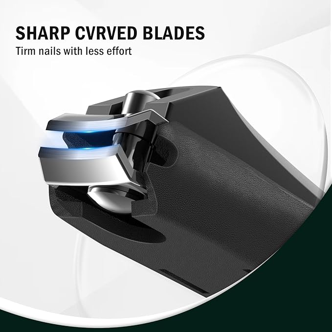 FVION Large Nail Clippers with Catcher - 2pcs Set | Anti-Splash Toenail Clipper and Finger Nail Clipper Adult for Effortless Nail Care | Self-Collecting Nail Cutters for Impeccable Nails