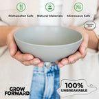 Grow Forward Premium Wheat Straw Bowls Set of 8 - Image 5
