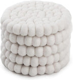 Round Felt Ball Coasters - Image 5