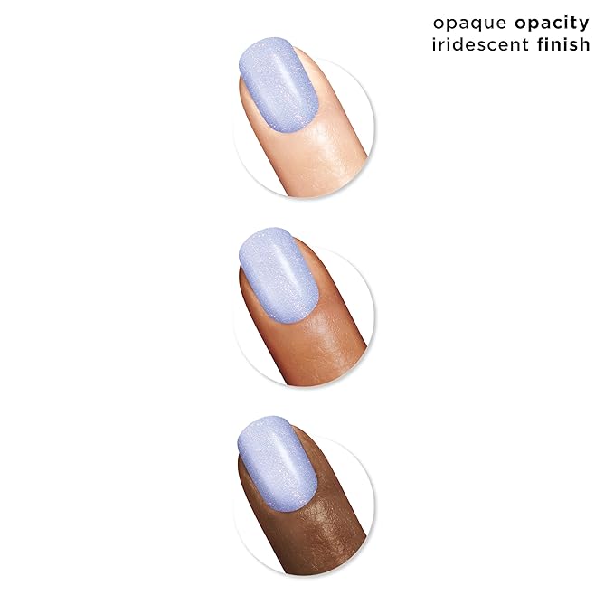 Sally Hansen Insta-Dri Nail Polish | Quick Dry, Long Lasting, Streak-Free Shine | Opaque, Shimmery | 65 Lavish Lilac | Iridescent Lavender Nail Color