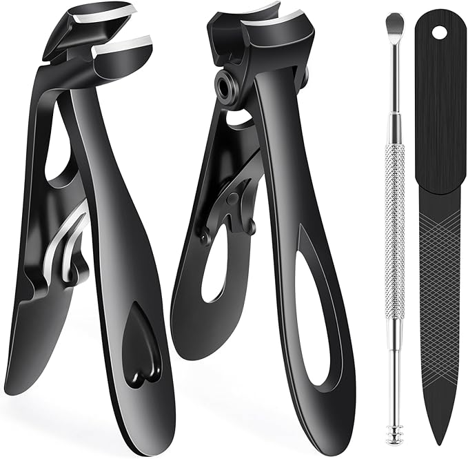 Nail Clippers for Men Toenail Clippers and Fingernail Clipper Toe Nail Clippers for Women Nail Clipper with Long Handle Wide Jaw