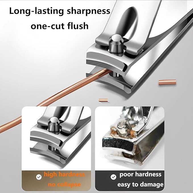 Manicure Kit for Women, 22 Piece Stainless Steel Mens Nail Grooming Kit with Travel Case, Fingernail & Toenail Clippers, Manicure Tools, Pedicure Tools for Feet, Suitable for Travel Manicure Set