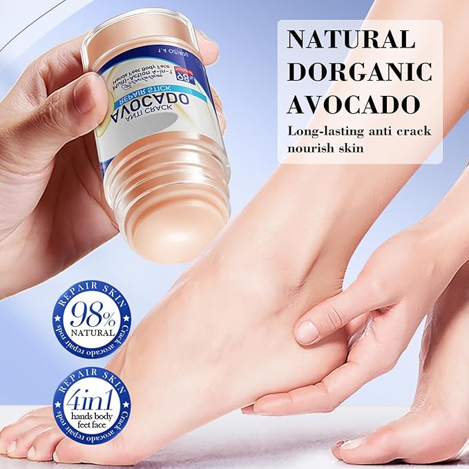 Nano Glass Foot File, Hard Skin Callus Remover with 1PCS Feet Cream, 2Pairs Moisturizing Heel Socks, Professional Foot Care Kit Keep Your Feet Smooth, Pink