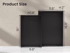 Fibogollo Set of 2 Bamboo Serving Trays - Image 6