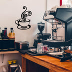 Oubasa Metal Coffee Cup Wall Decor, Minimalist Cafe Themed - Image 6
