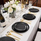 PULOTE 60 PCS Black Plastic Plates - Image 7
