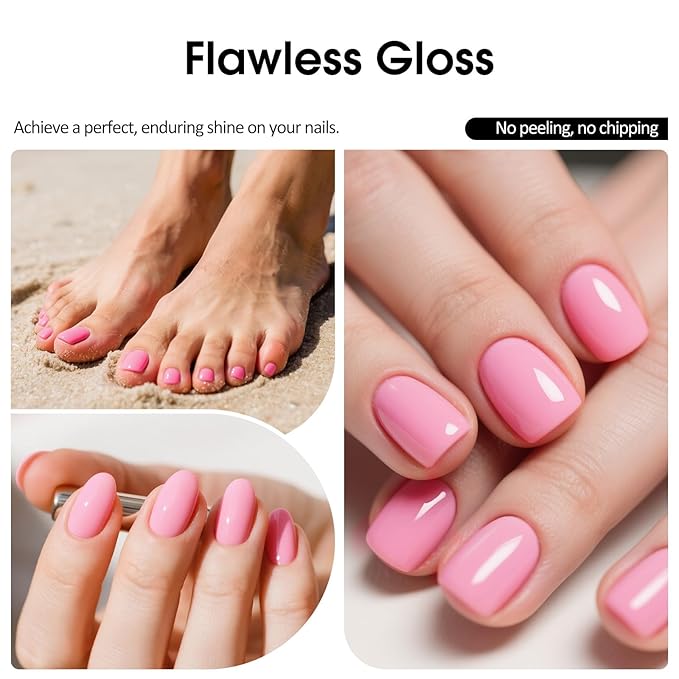 VENALISA Pink Gel Nail Polish 1 Pcs 10ML Soak Off UV Gel Salon Manicure DIY at Home Nail Art For Girls Women
