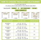 Spring Summer Wildflower Table Runner Lavender Butterfly Burlap Table Runners - Image 4