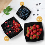 R-kay 6 Pack Square Plastic Serving Bowls - Image 2