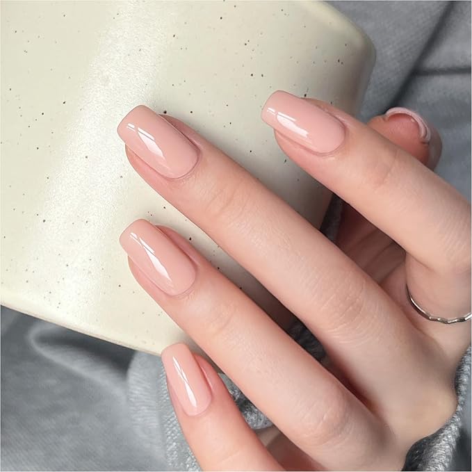 GAOY Pastel Pink Gel Nail Polish, 16ml Soak Off Gel Polish, UV Light Cure for Nail Art DIY Manicure at Home, 3146 Dusky Pink