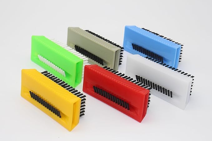 6 Pieces Hand Scrub Brushes for Cleaning Fingernail Nail Brush Soft for Men Non Disposable Scrub Brush Heavy Duty Plastic Cleaning Brushes for Hands Nail Cleaning (6 PCS)
