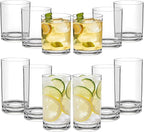 RLWY Acrylic Plastic Drinking Glasses Set of 12 by R%C3%89%CE%91LW%C3%81Y