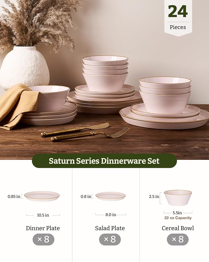 Famiware Saturn Stoneware Dishes Dinnerware Set - Image 4
