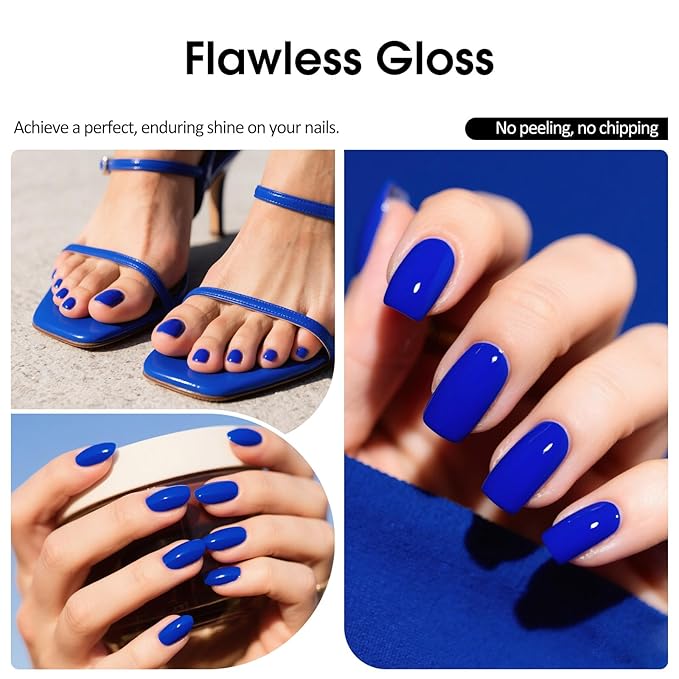 VENALISA Blue Gel Nail Polish 1 Pcs 10ML Navy Blue Gel Polish Soak Off Salon Manicure DIY at Home Nail Art For Girls Women