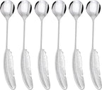 Creative spoons in multiple colors. They can be used to stir flower tea by Unknown