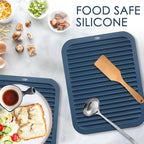 Silicone Mats for Kitchen Counter, 9x12'' Trivets for Hot Pots and Pans - Image 2