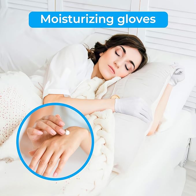 100% Cotton Women's Gloves - 10 Pairs, White, Dry Hands Eczema - Serving - Archival Coin Jewelry Inspection