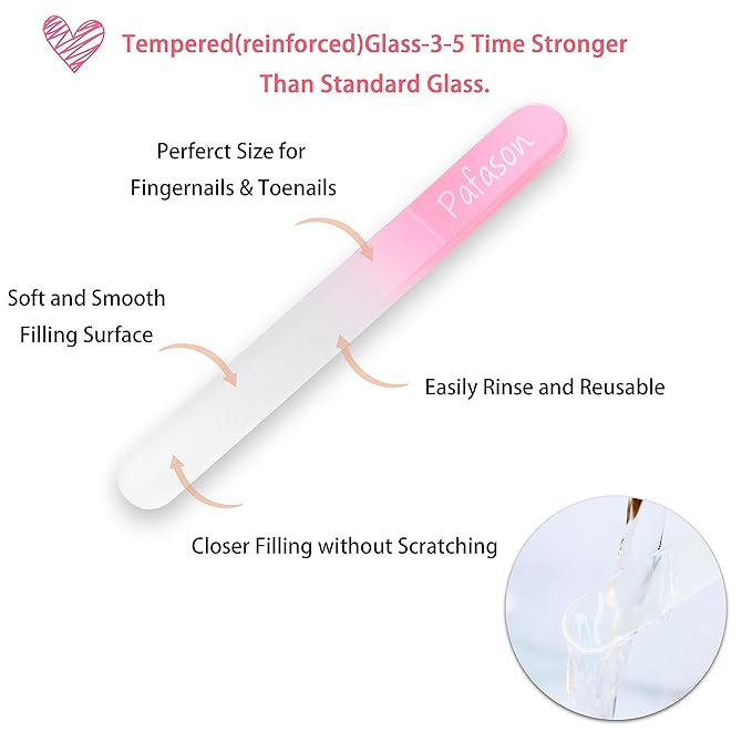 PAFASON Ultra Sharp Stainless Steel Nail Clipper Trimmer Cutter Set with Built-in Nail Catcher & Glass Nail File 3 Pack Fingernail & Toenail Clippers for Men & Women