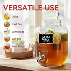 2 Gallon Glass Drink Dispensers - Image 6