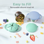 2 Pack Stainless Steel Spill Proof Snack Cup - Image 2