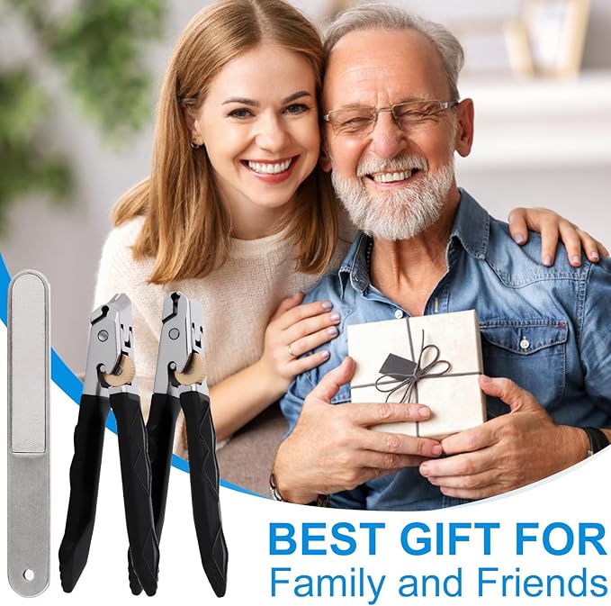 Fanyil Orthoclip, Goredny Orthoclip Nail Clippers, 180° Wide Jaw Thick Toenail Clippers,Double Configuration of Oblique and Flat Mouth Nails,Ultra Sharp Slanted Nail Clippers with Long Handle