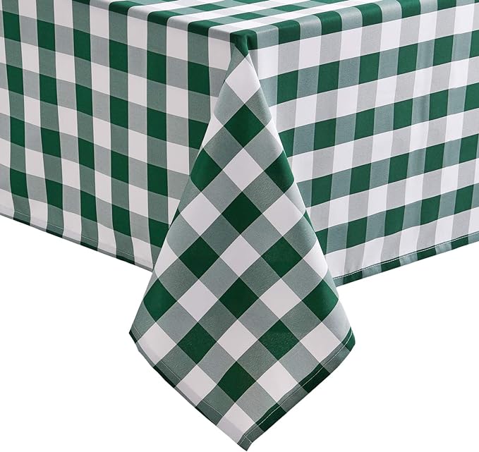 Checkered Square Tablecloth by Hiasan
