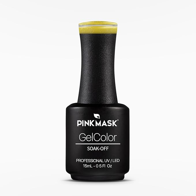 PINK MASK Gel Color Nail Polish Santa Tell Me - Col. All I Want For Christmas 15ml / o.5 oz - UV/LED Gel Polish, Non Wipe, Long Lasting, Soak Off Formula