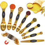 18-Pc Magnetic Measuring Cups and Spoons Set, - Image 2