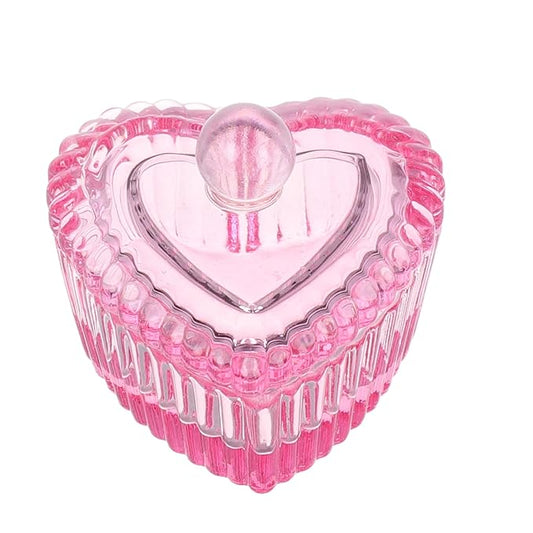 Japanese Aesthetic Crystal Cup Nail Soaking Bowl with Lid Dappen Dish Nail Polish Remover Jar Holder
