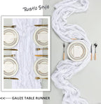 12 Pack White Cheesecloth Table Runner 10Ft Gauze Cheese Cloth Table Runner - Image 5
