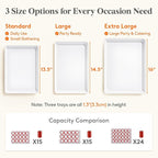 Lifewit 4 Pcs Extra Large Serving Tray - Image 5