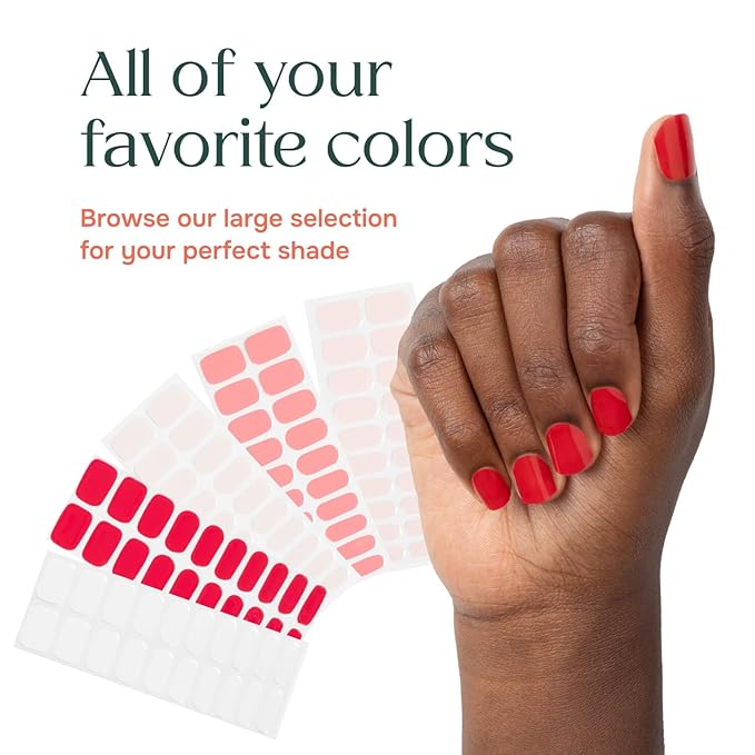 Single Manicure Set - Wrapped Sticker Fingernail Set for a DIY, At-Home Gel Polish Manicure, Salon-Worthy and Easy to Apply - Set of 20 Nails - Lamp Not Included (Not Everyone Can Be Me)