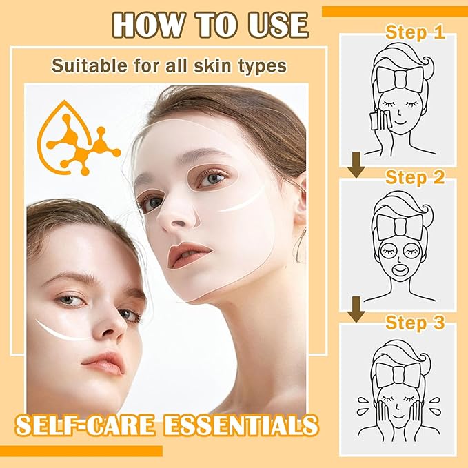 20 Pcs Facial Sheet Mask,Hydrating Face Masks Skincare Gift Set,Moisturizing Soothing Facial Masks,Easy to Use & Nourishing Face Mask Skin Care Set