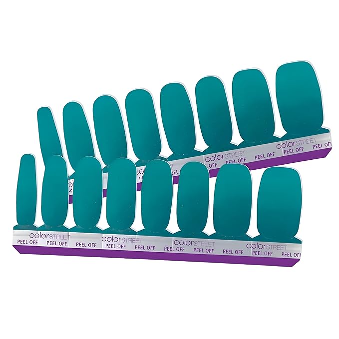 Holy Teal-edo - Color Street Nail Strips, 16 Count (Pack of 1)