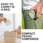 Collapsible Travel Cup with Lid - 6oz Mini Silicone Folding Cup with Stainless - Image 6