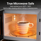 6-Pack 10oz Unbreakable Coffee Mugs, Microwave Safe Premium Drinkware, - Image 6